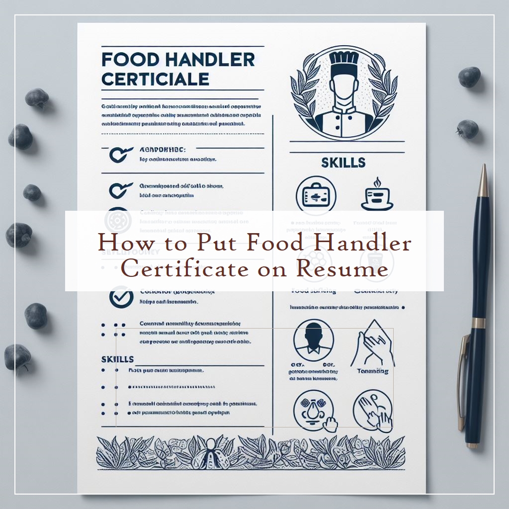 how-to-put-food-handler-certificate-on-resume