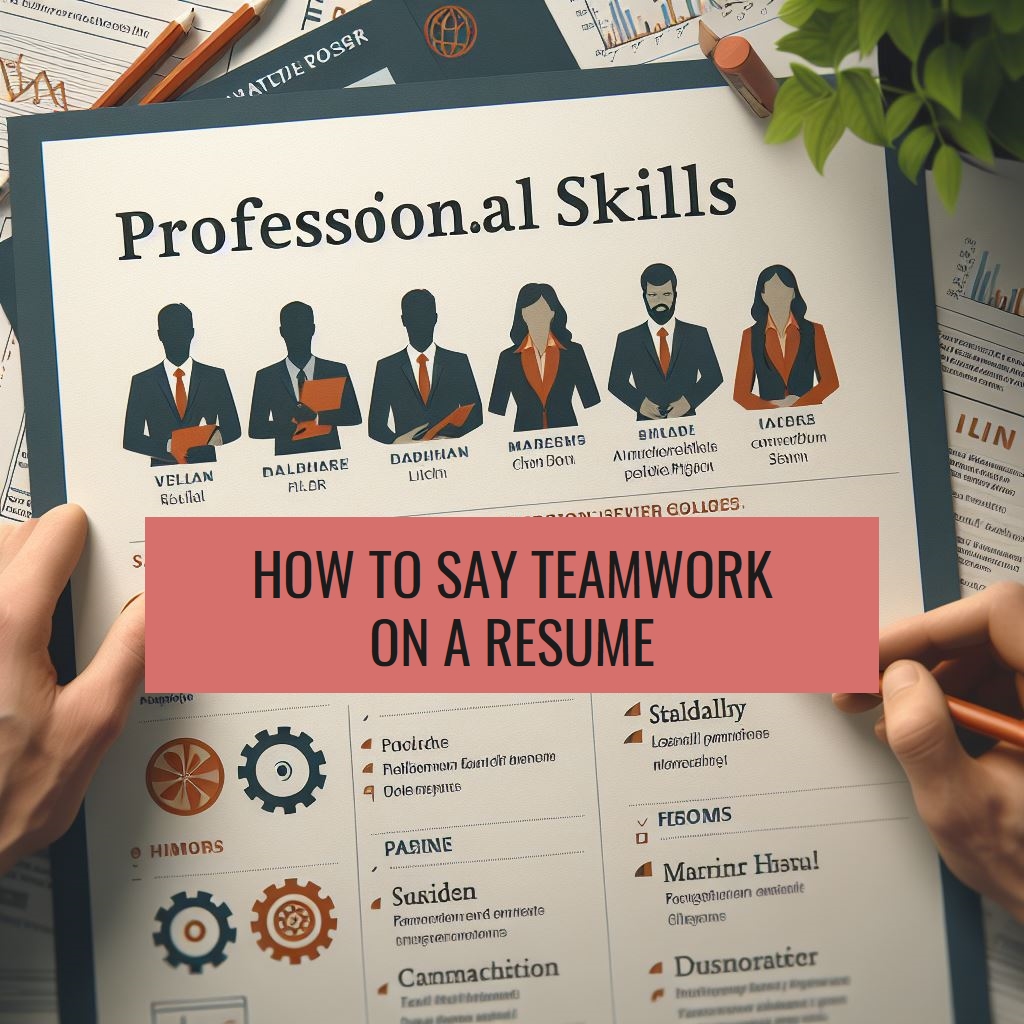 how-to-say-teamwork-on-a-resume