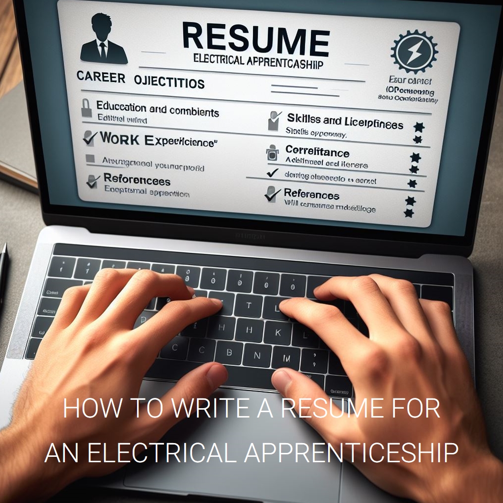 how to write a resume for an electrical apprenticeship