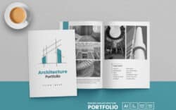 Architecture Portfolio Cover Page Template Pdf