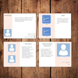 Custom Digital Teacher Portfolio Template  Sample