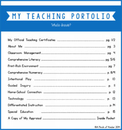 Free Custom Continuing Professional Development Portfolio Template Pdf Example