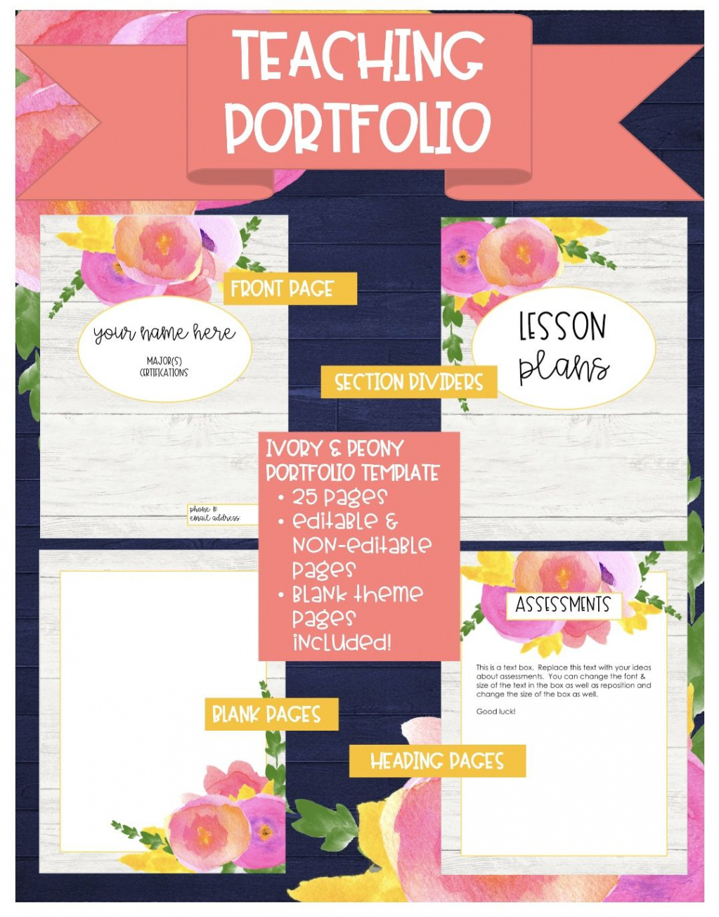 Free Custom Psychology Student Portfolio Templates Pdf