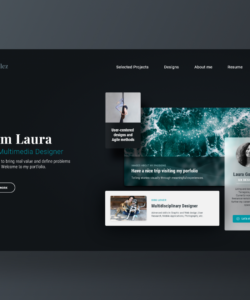 Free Custom Software Developer Portfolio Website Template