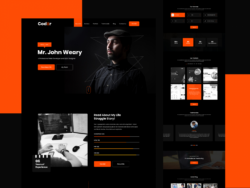 Free Custom Software Engineer Portfolio Website Template  Sample