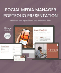 Free  Digital Marketing Agency Portfolio Template Doc Sample