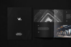 Free Editable Black And White Portfolio Template Doc Sample