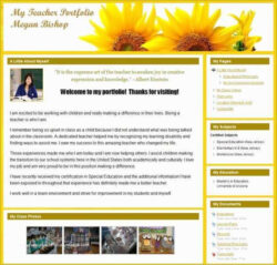 Free Editable Digital Teacher Portfolio Template Pdf