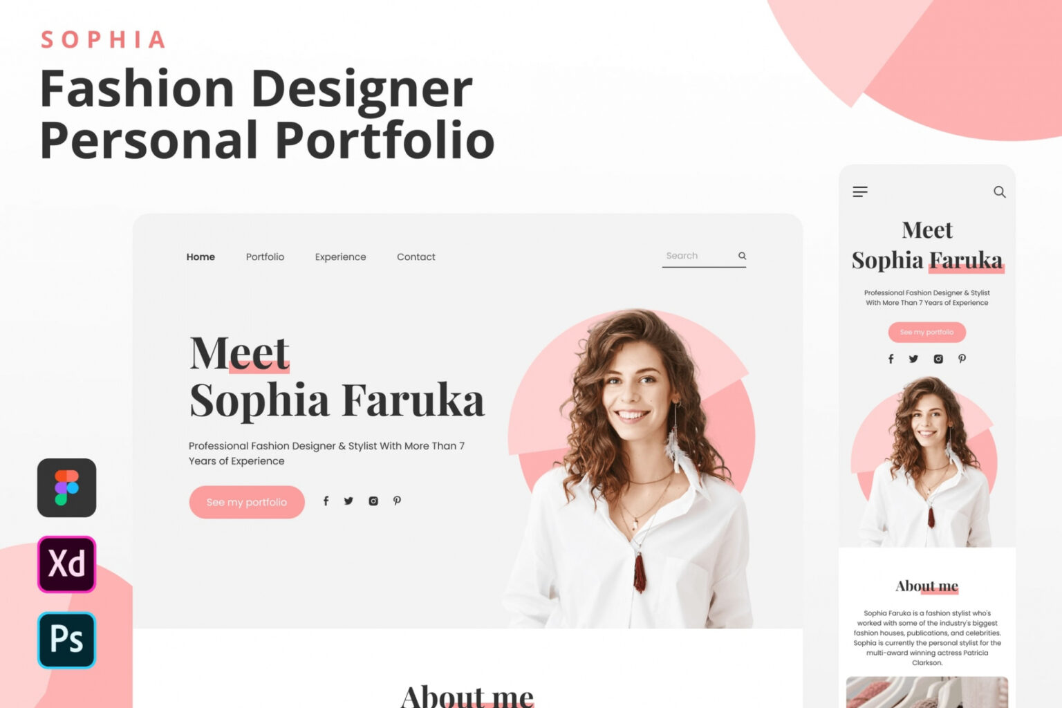 Ui Ux Designer Portfolio Template