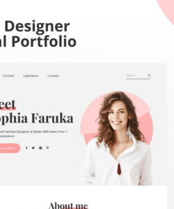 Free Editable Ui Ux Designer Portfolio Template Pdf