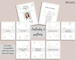 Free  Nursing Portfolio Cover Page Template  Example