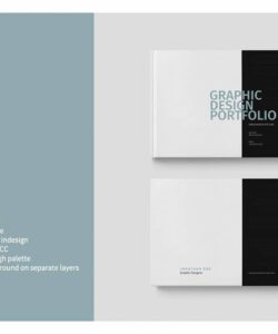 Free Printable Behance Graphic Design Portfolio Template Pdf