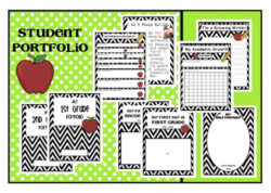 Free Printable High School Student Portfolio Template Pdf