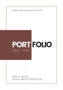 Free Printable Interview Portfolio Cover Page Template Pdf Sample