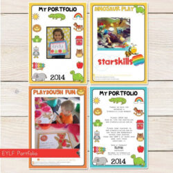 Printable Elementary Student Portfolio Template  Sample