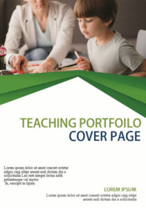 Printable Online Teaching Portfolio Template Pdf Example