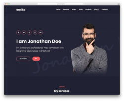 Printable Software Developer Portfolio Website Template Doc