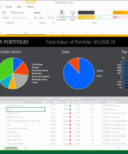 Stock Investment Portfolio Template