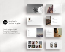 Custom Creative Market Portfolio Template Excel