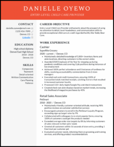 Editable Child Care Director Portfolio Templates  Example