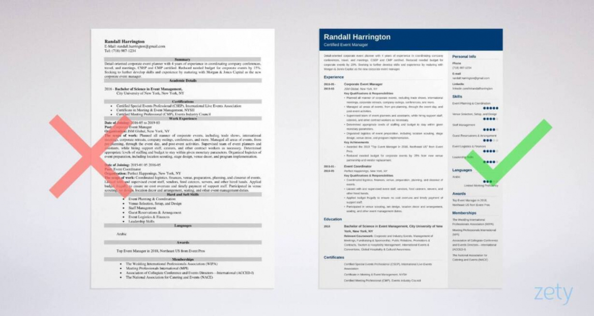 Event Manager Portfolio Template Excel