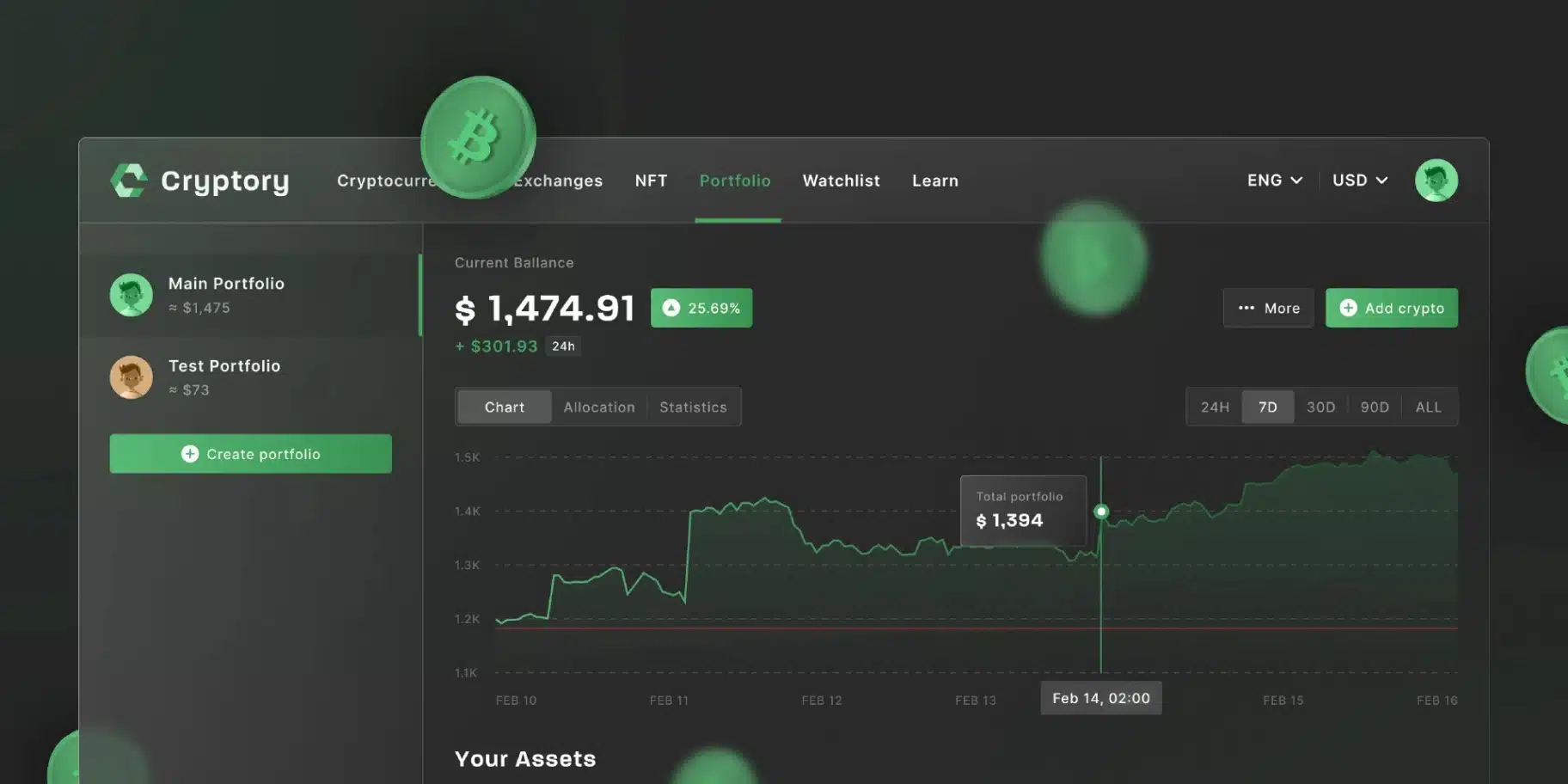 Free Custom Crypto Portfolio Tracker Template Doc