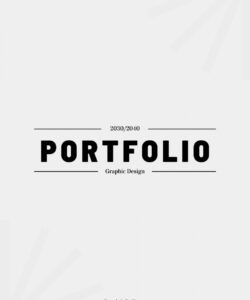 Free  Logo Design Portfolio Template Pdf Example