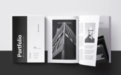 Free  Minimalist Architecture Portfolio Template