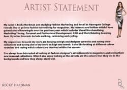 Free Printable Ap Art Portfolio Artist Statement Template Pdf Sample