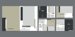 Free Printable Minimalist Architecture Portfolio Template Excel