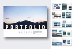 Free Printable Software Company Portfolio Template  Example