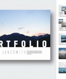 Free Printable Software Company Portfolio Template  Example