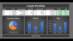 Printable Crypto Portfolio Tracker Template Excel Sample