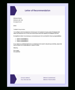 4 free letter of recommendation for employee templates  aihr asking for references after interview template pdf