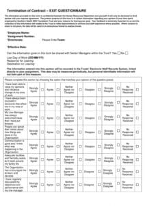 editable free printable exit interview templates word pdf excel internship exit interview template excel