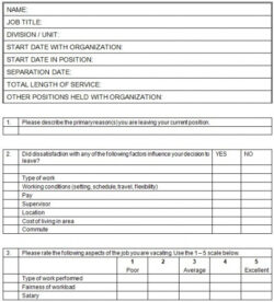 printable exit interview template  forms word pdf 100% free  excel tmp nonprofit exit interview template pdf