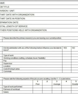 printable exit interview template  forms word pdf 100% free  excel tmp nonprofit exit interview template pdf