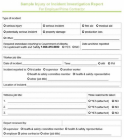 printable workplace investigation report template 1  professional templates workplace investigation interview template doc