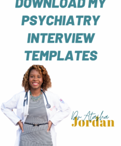 sample psychiatry interview templates  downloadable pdfs  dr atasha jordan md mba child psychiatric interview template excel