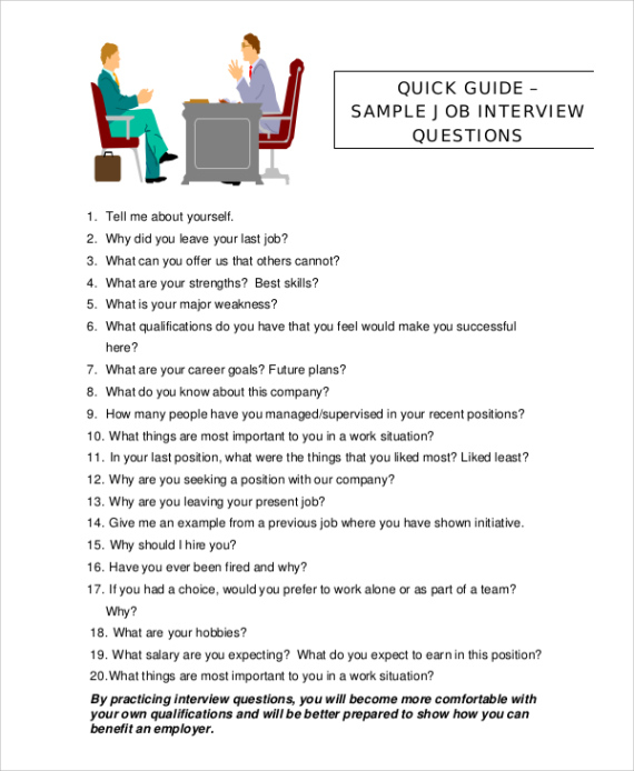 editable free 7 sample interview question templates in pdf semi structured interview questions template doc