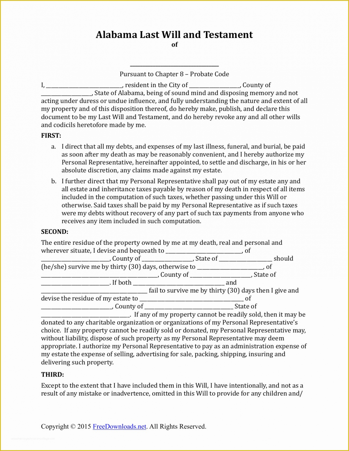 editable last will and testament free template tennessee of download tennessee tennessee last will and testament template excel