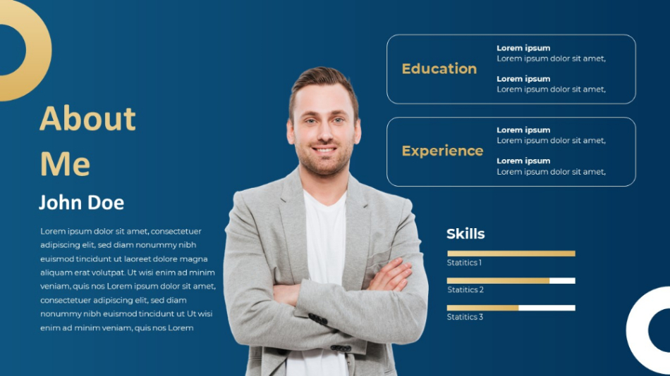 free about me powerpoint template to introduce yourself  slidebazaar  how interview presentation about yourself template