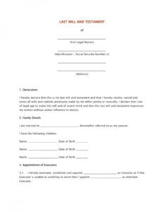 free free printable last will and testament templates pdf word married couple last will and testament template  pdf