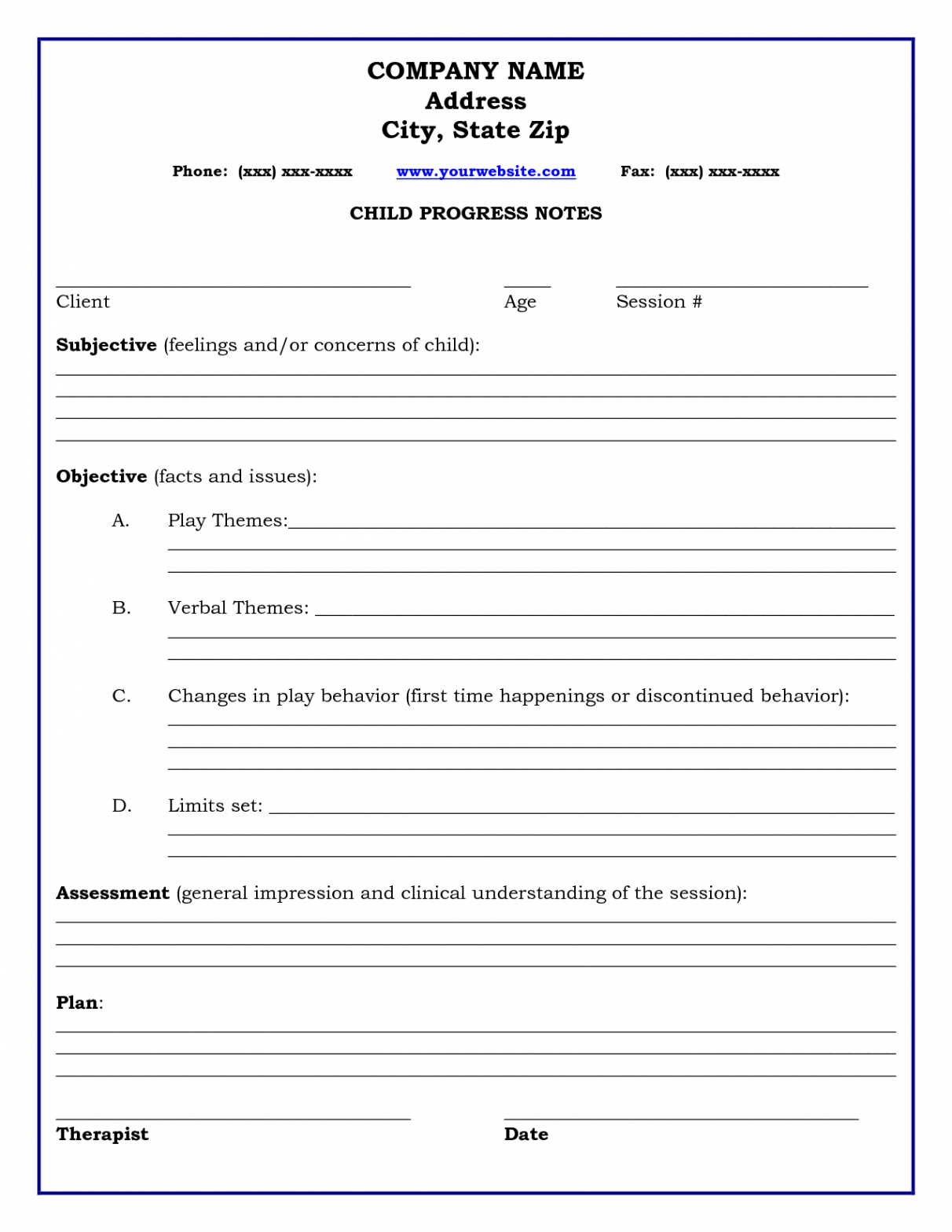 free psychotherapy progress note template pdf professional will for therapists template pdf