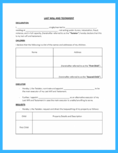 free template for last will and testament for download islamic last will and testament template word