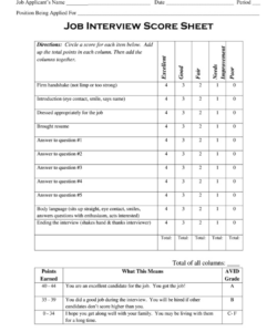 interview marking sheet comments 20202021  fill and sign printable template online  us legal job interview rating scale template doc