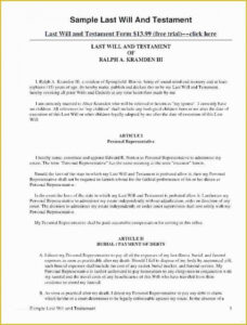 last will and testament free template tennessee of printable last will tennessee last will and testament template sample