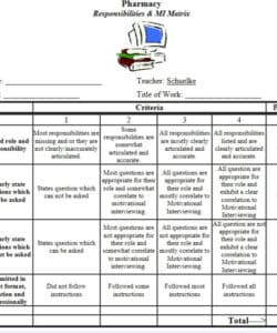 rubric  motivational interviewing and my role interview rubric for hiring template excel