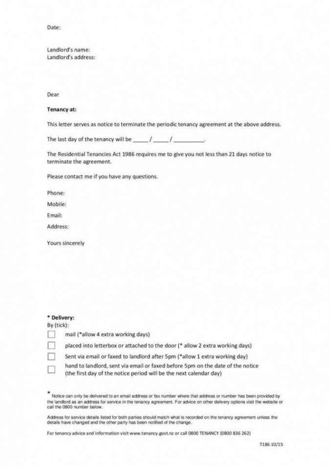 sample explore our sample of rental lease termination notice template  being a landlord lettering wording for leaving property in a will template pdf