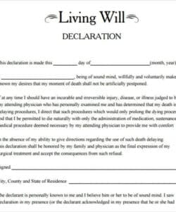 sample pin on templates canadian living will template doc